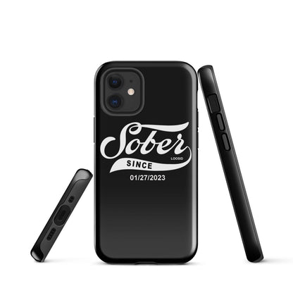 Sober Since Recovery Phone Case lifestyle view (view 5)