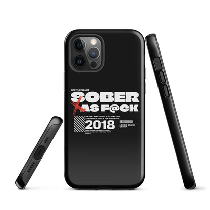 Sober As F*ck Recovery Phone Case back view (view 7)