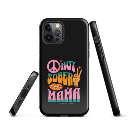Hot Sober Mama Recovery Phone Case back view (view 7)