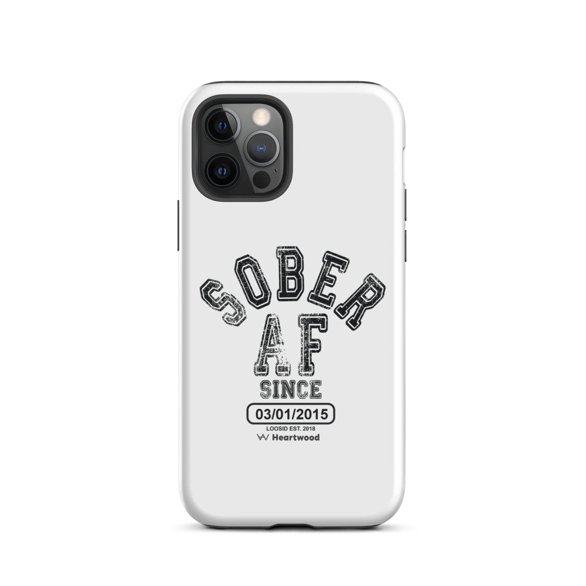 Sober AF Recovery Phone Case side view (view 6)