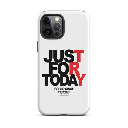 Just For Today Recovery Phone Case back view (view 7)