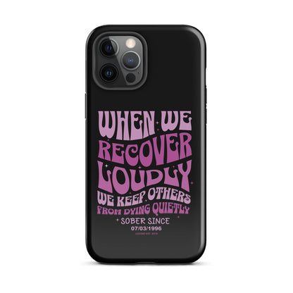 When We Recover Loud Recovery Phone Case packaging detail (view 8)