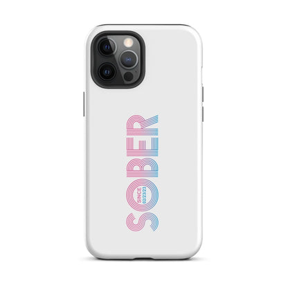 Sober Since Recovery Phone Case back view (view 7)