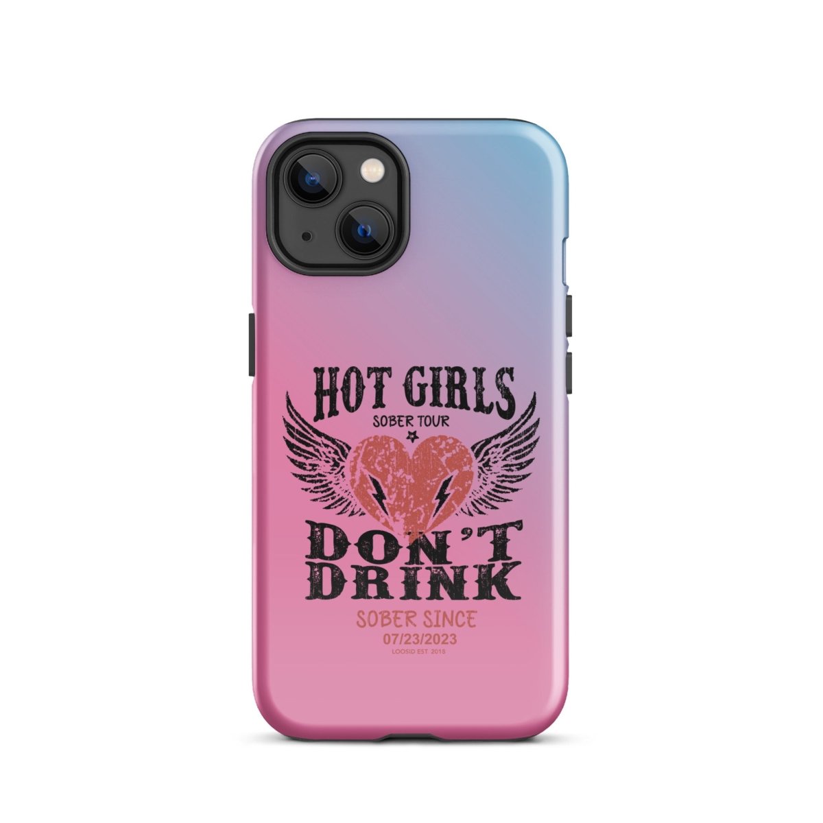 Hot Girls Don't Drink Recovery Phone Case packaging detail (view 8)