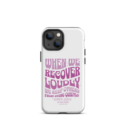 When We Recover Loud Recovery Phone Case packaging detail (view 8)