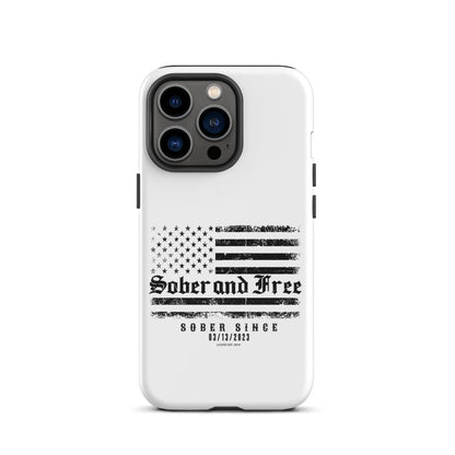 Sober & Free Recovery Phone Case product photo (view 10)