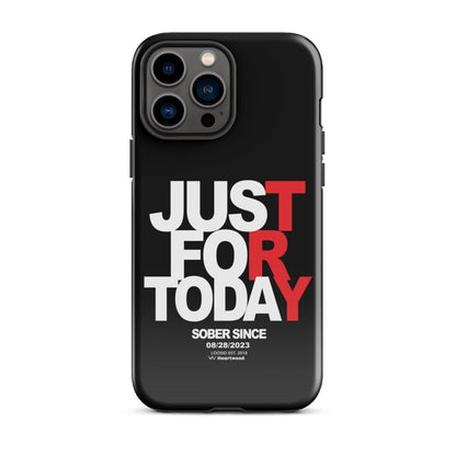 Just For Today Recovery Phone Case close-up view (view 12)
