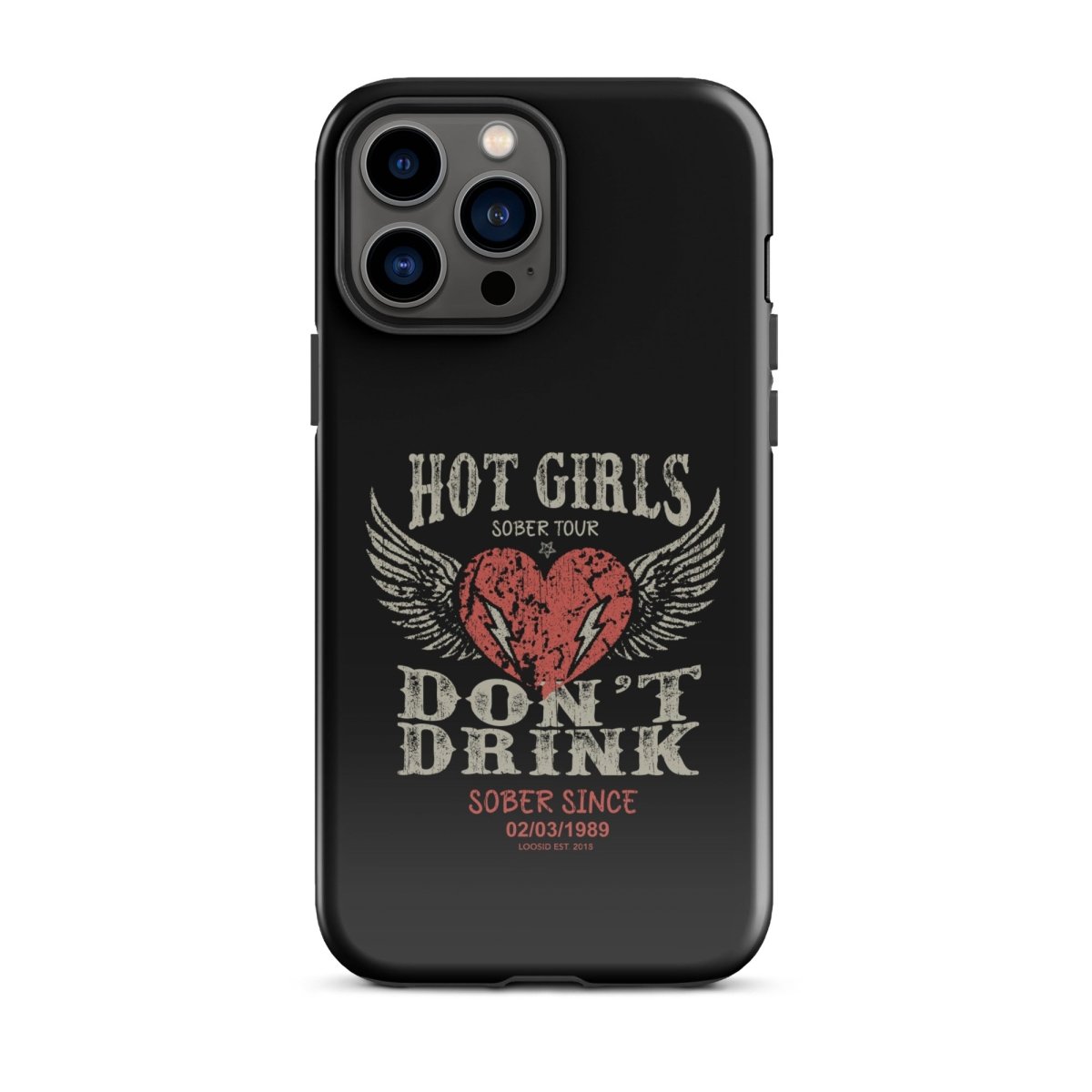 Hot Girls Don't Drink Recovery Phone Case featuring the design (view 11)