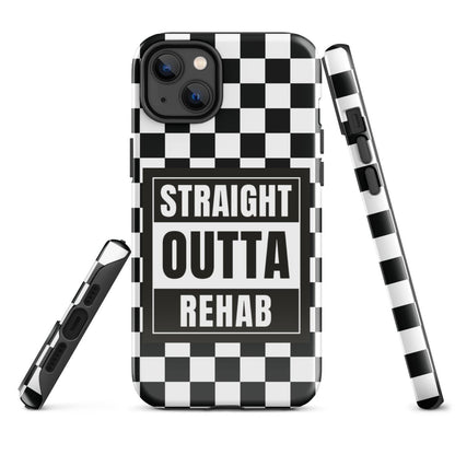 Straight outta of Rehab Recovery Phone Case graphic detail (view 14)