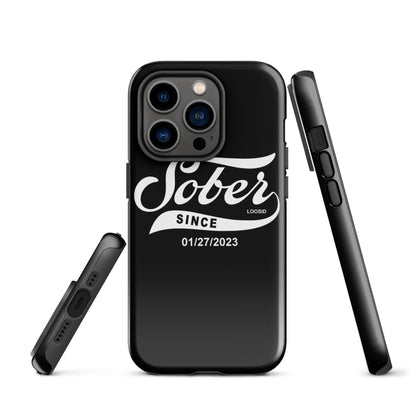 Sober Since Recovery Phone Case lifestyle view (view 15)
