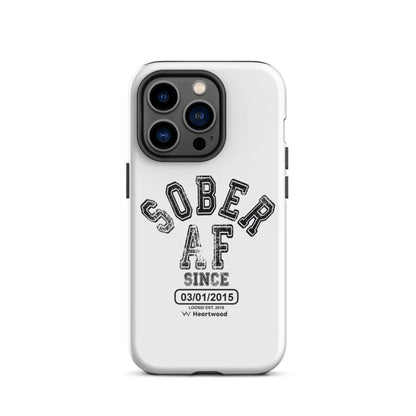 Sober AF Recovery Phone Case graphic detail (view 14)