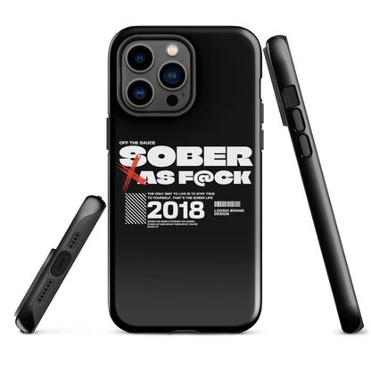Sober As F*ck Recovery Phone Case side view (view 16)