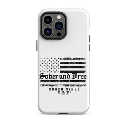 Sober & Free Recovery Phone Case lifestyle view (view 15)