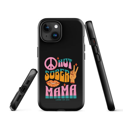 Hot Sober Mama Recovery Phone Case back view (view 17)