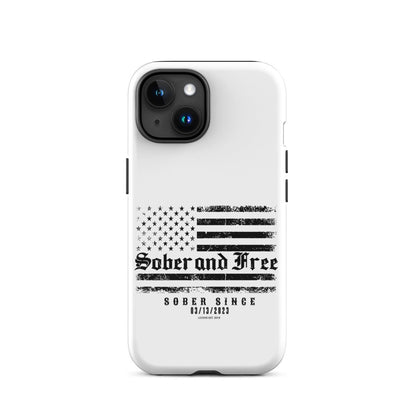 Sober & Free Recovery Phone Case side view (view 16)