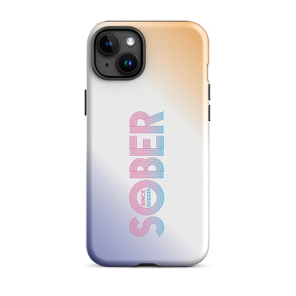 Sober Since Recovery Phone Case back view (view 17)
