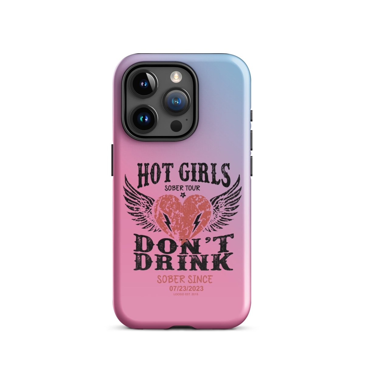 Hot Girls Don't Drink Recovery Phone Case packaging detail (view 18)