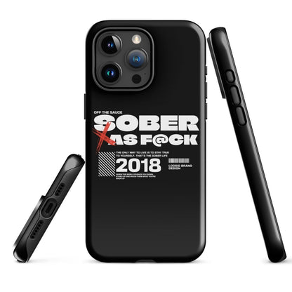 Sober As F*ck Recovery Phone Case product photo (view 20)