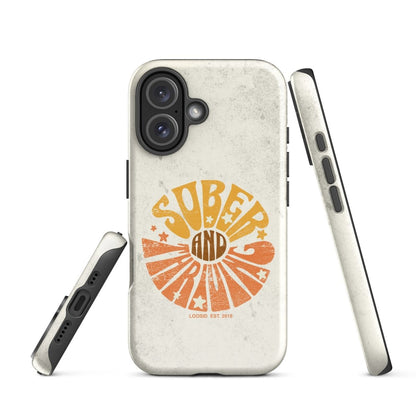 Sober & Thriving Recovery Phone Case featuring the design (view 21)