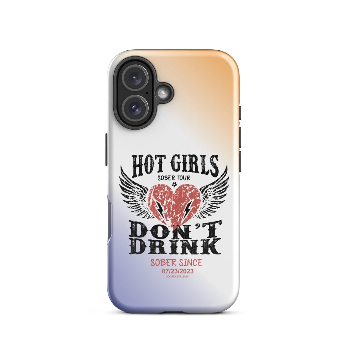Hot Girls Don't Drink Recovery Phone Case featuring the design (view 21)