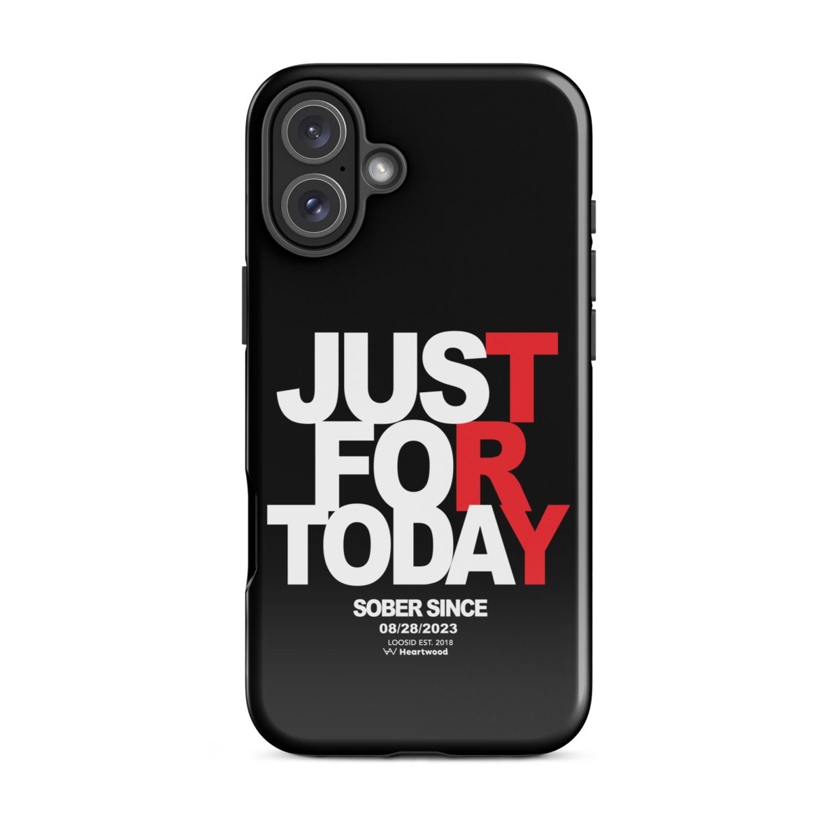 Just For Today Recovery Phone Case close-up view (view 22)