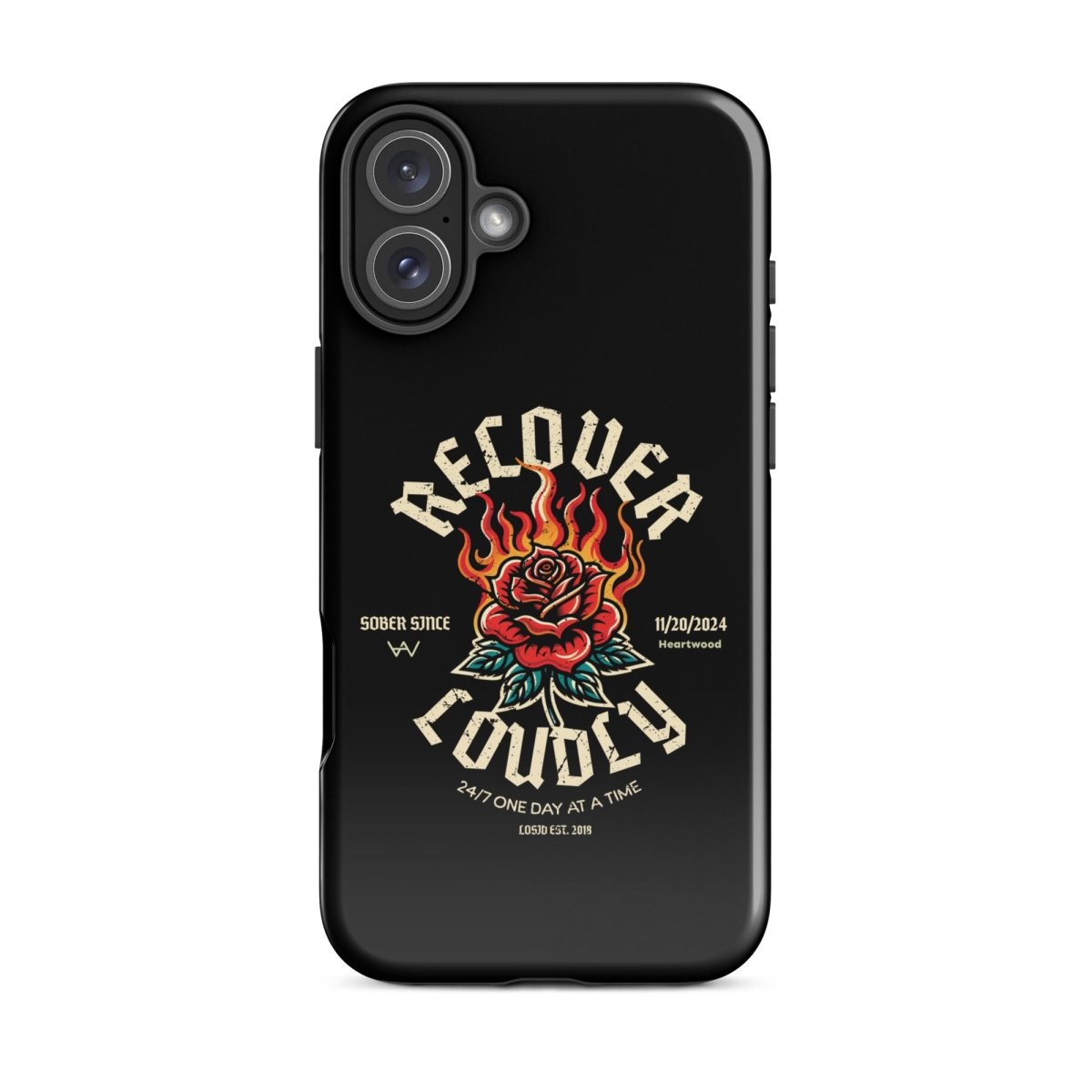 Recover Loudly Recovery Phone Case featuring the design (view 21)