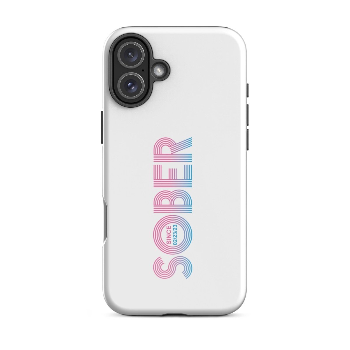 Sober Since Recovery Phone Case featuring the design (view 21)