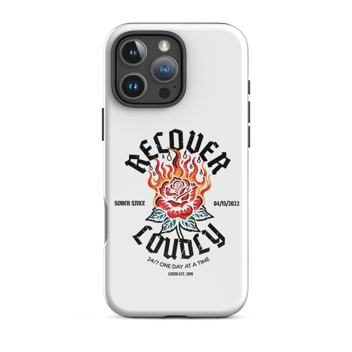 Recover Loudly Recovery Phone Case lifestyle view (view 25)