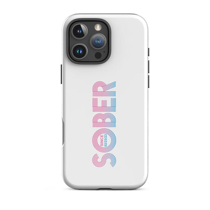 Sober Since Recovery Phone Case flat lay styled image (view 23)