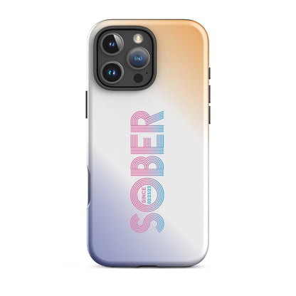 Sober Since Recovery Phone Case flat lay styled image (view 23)