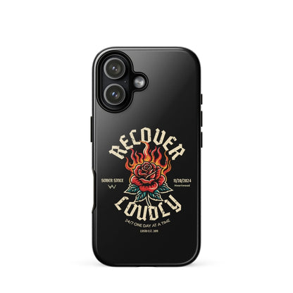 Recover Loudly Recovery Phone Case graphic detail (view 24)
