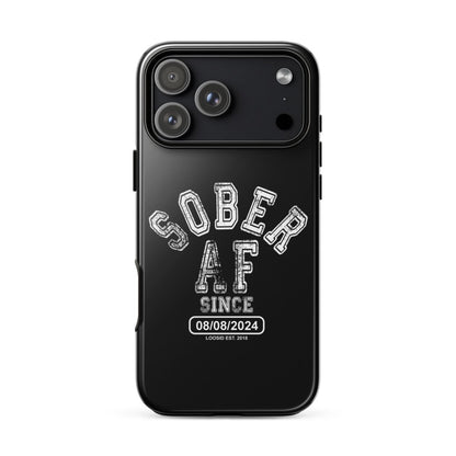 Sober AF Recovery Phone Case packaging detail (view 28)