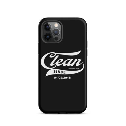 Clean Since Recovery Phone Case back view (view 7)