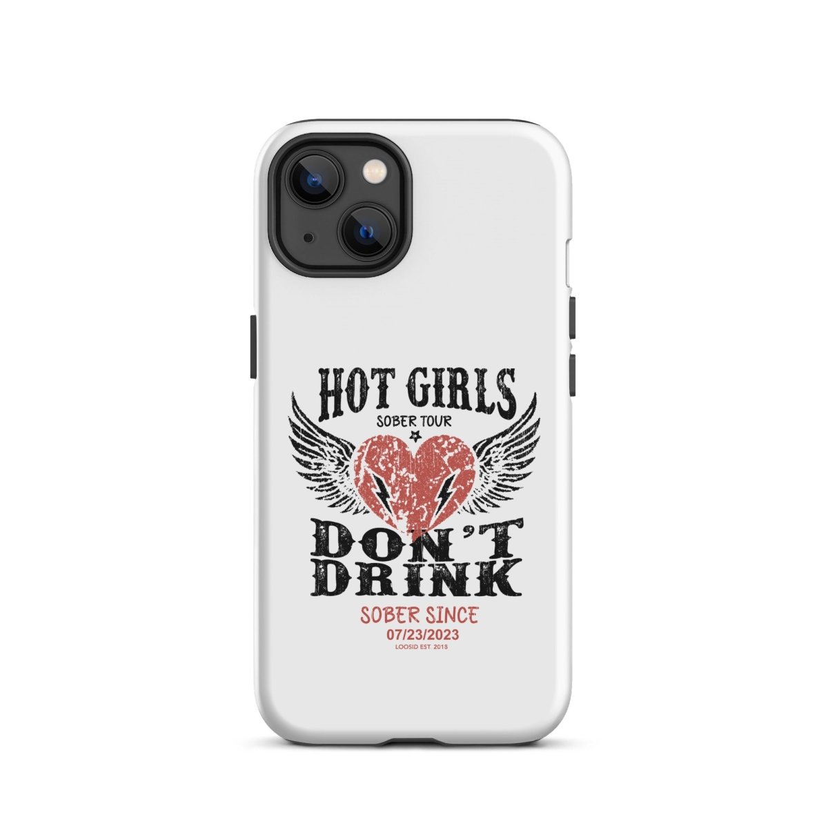 Hot Girls Don't Drink Recovery Phone Case packaging detail (view 8)