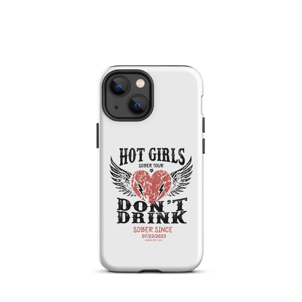 Hot Girls Don't Drink Recovery Phone Case fit detail (view 9)