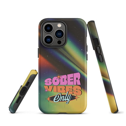 Sober Vibes Recovery Phone Case featuring the design (view 11)