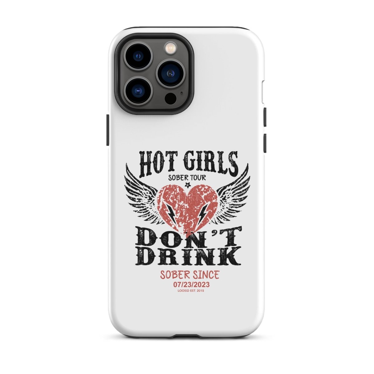 Hot Girls Don't Drink Recovery Phone Case featuring the design (view 11)