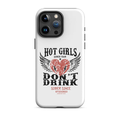Hot Girls Don't Drink Recovery Phone Case fit detail (view 19)