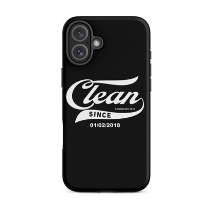 Clean Since Recovery Phone Case close-up view (view 22)