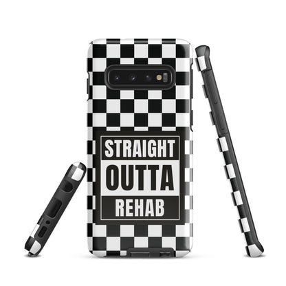 Loosid Straight Outta Rehab Recovery Phone Case featuring the design
