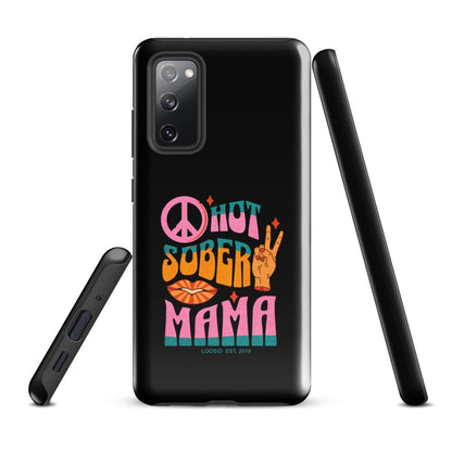 Hot Sober Mama Recovery Phone Case back view (view 7)