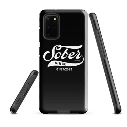 Sober Since Recovery Phone Case back view (view 7)