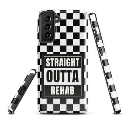 Straight Outta Rehab Recovery Phone Case featuring the design (view 11)