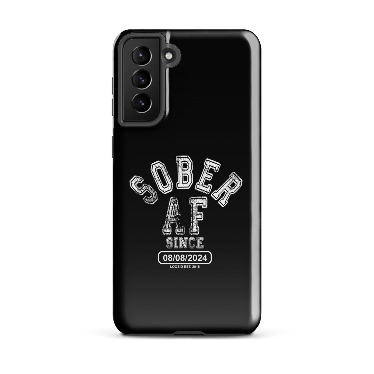 Sober AF Recovery Phone Case side view (view 6)