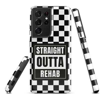 Straight Outta Rehab Recovery Phone Case close-up view (view 12)
