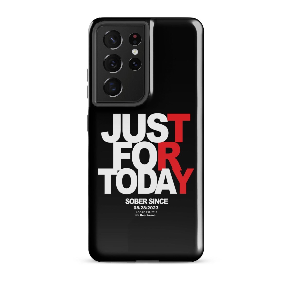 Just For Today Recovery Phone Case back view (view 7)