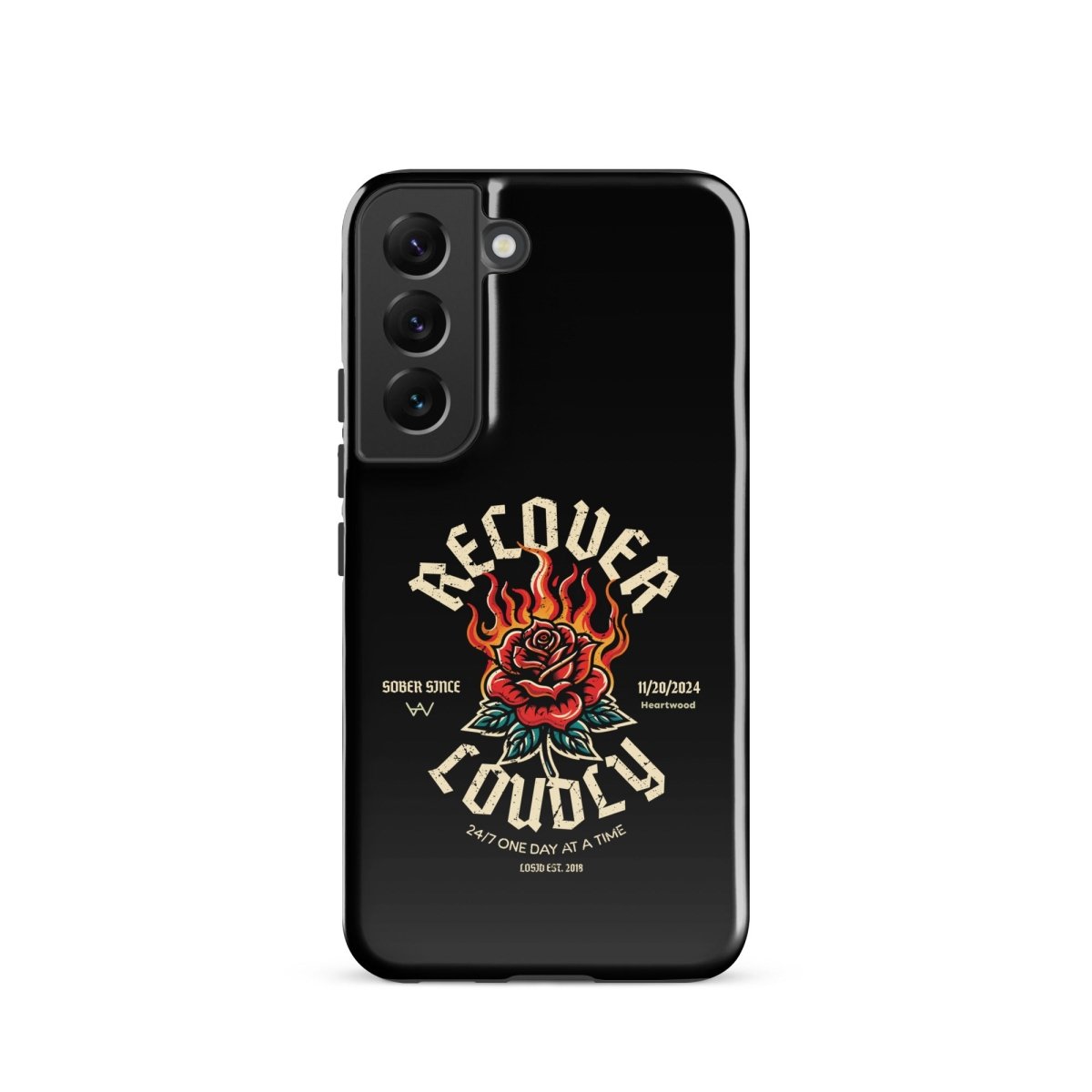 Recover Loudly Recovery Phone Case fit detail (view 9)