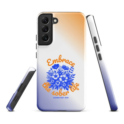 Embrace The Sober Life Recovery Phone Case lifestyle view (view 15)
