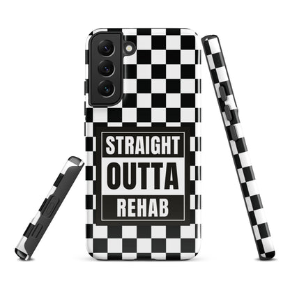 Straight Outta Rehab Recovery Phone Case lifestyle view (view 15)
