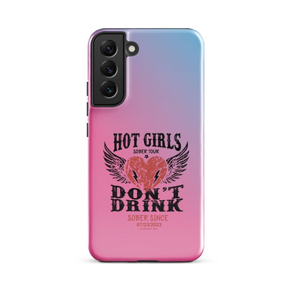 Hot Girls don't Drink Recovery Phone Case fit detail (view 9)